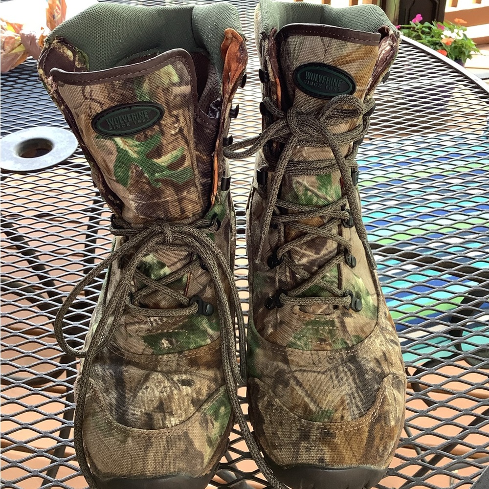 Wolverine Camo Hunting Boots Waterproof